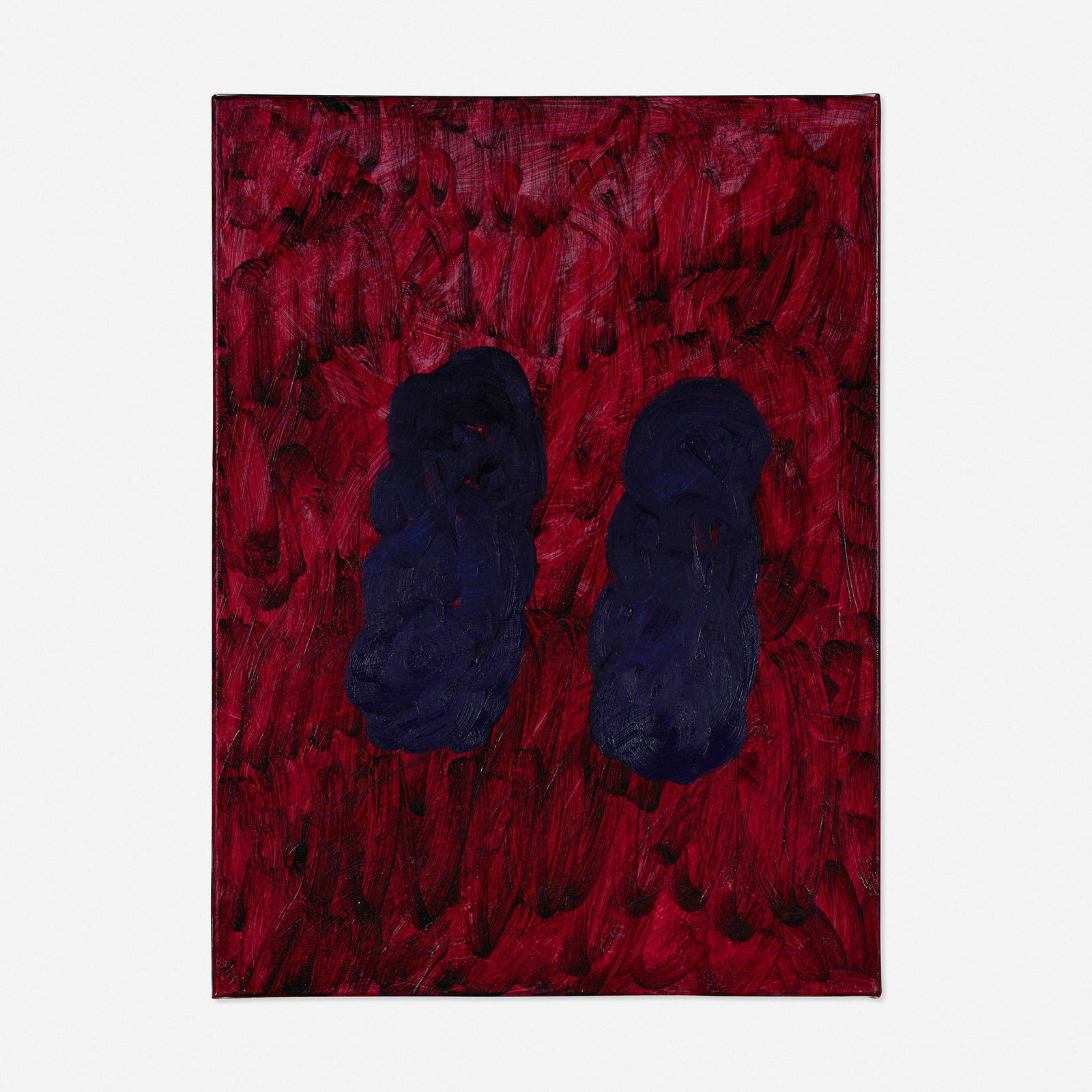 Charlie Billingham, Becalm: Charlie Billingham Becalm 2013oil and acrylic on polyester 23.625 h × 17.625 w in (60 × 45 cm) Signed, titled and dated to verso 'Charlie Billingham Becalm 2013'. Pr