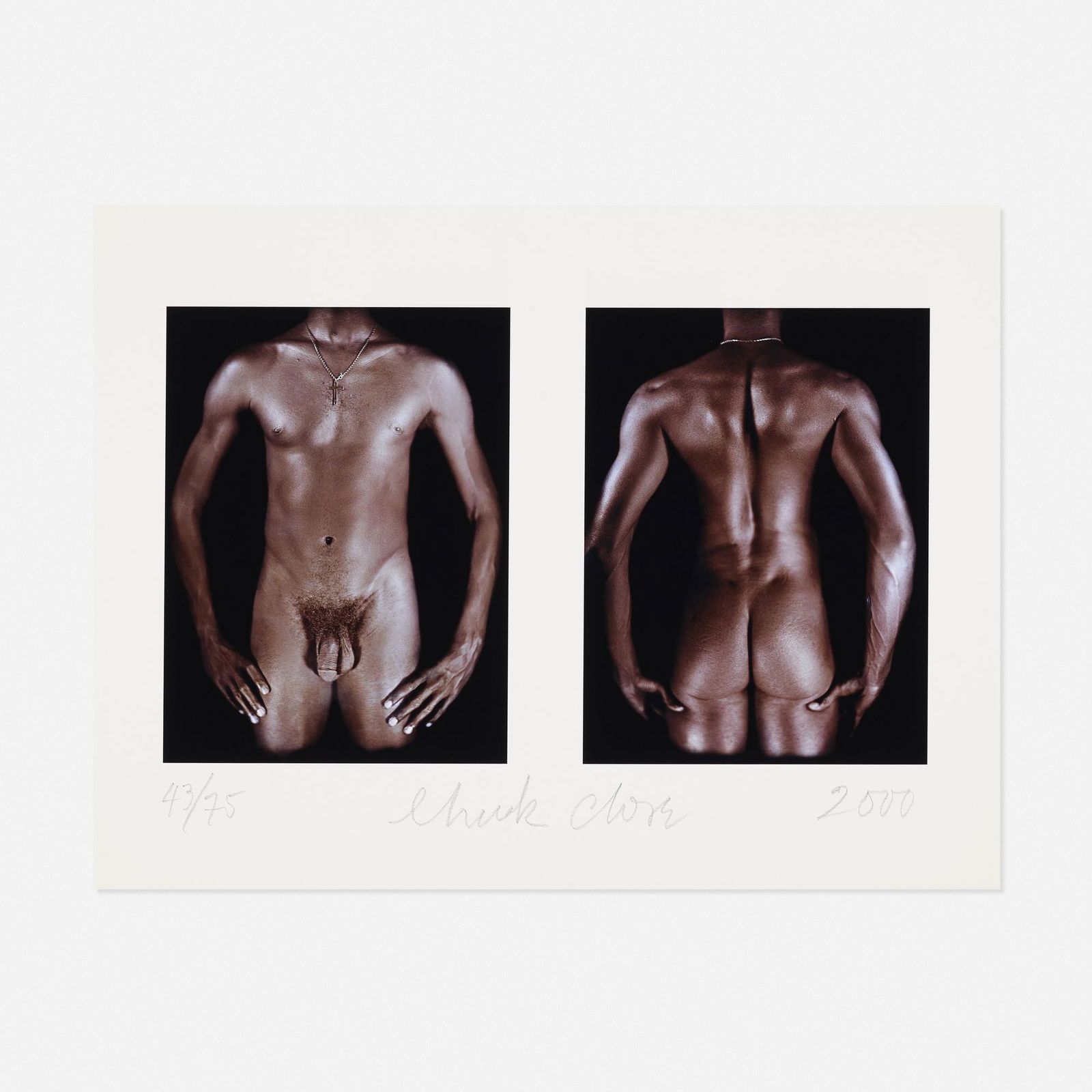 Chuck Close, Untitled (In Honor of Peter Hujar) (1 of 2)