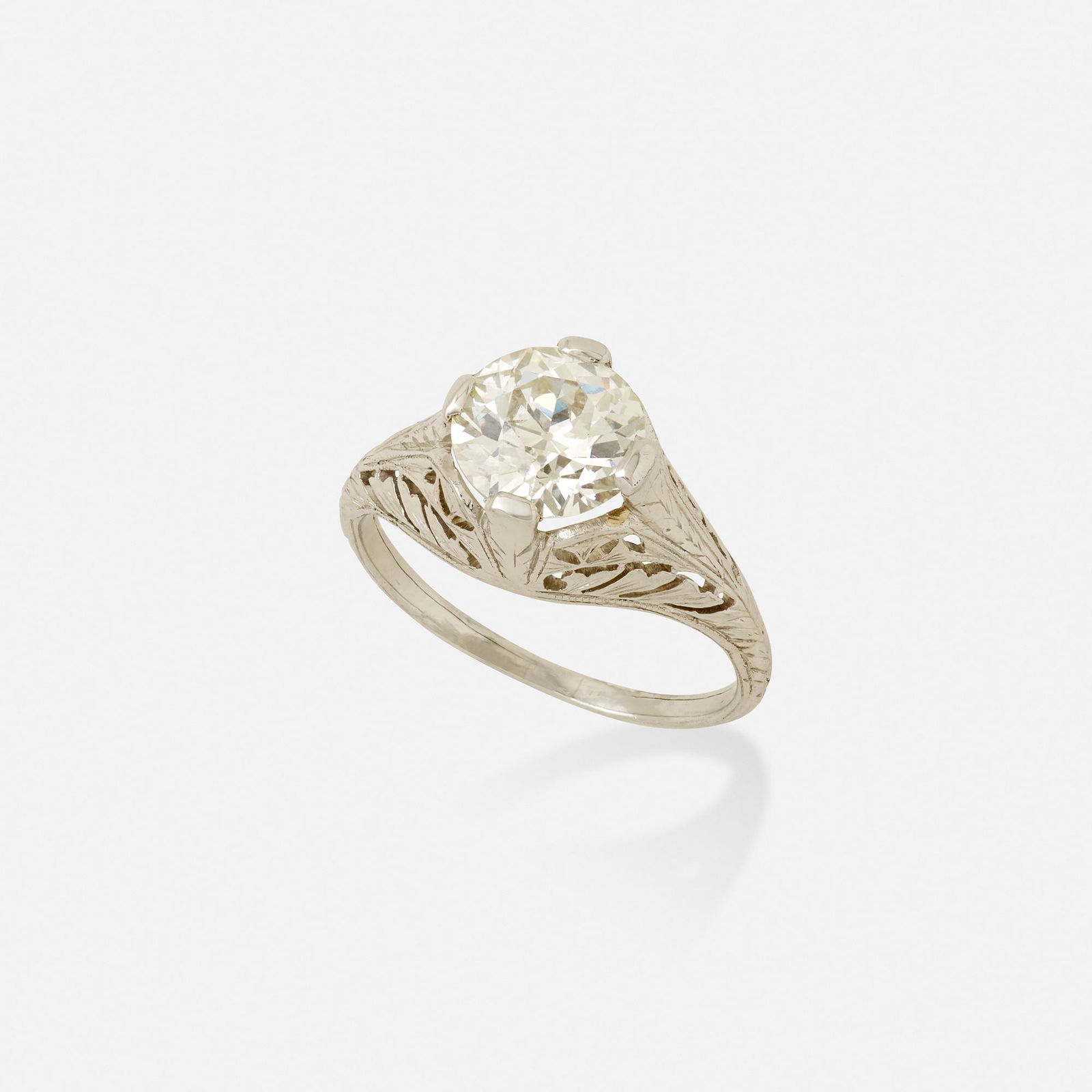 Diamond and white gold ring (1 of 3)
