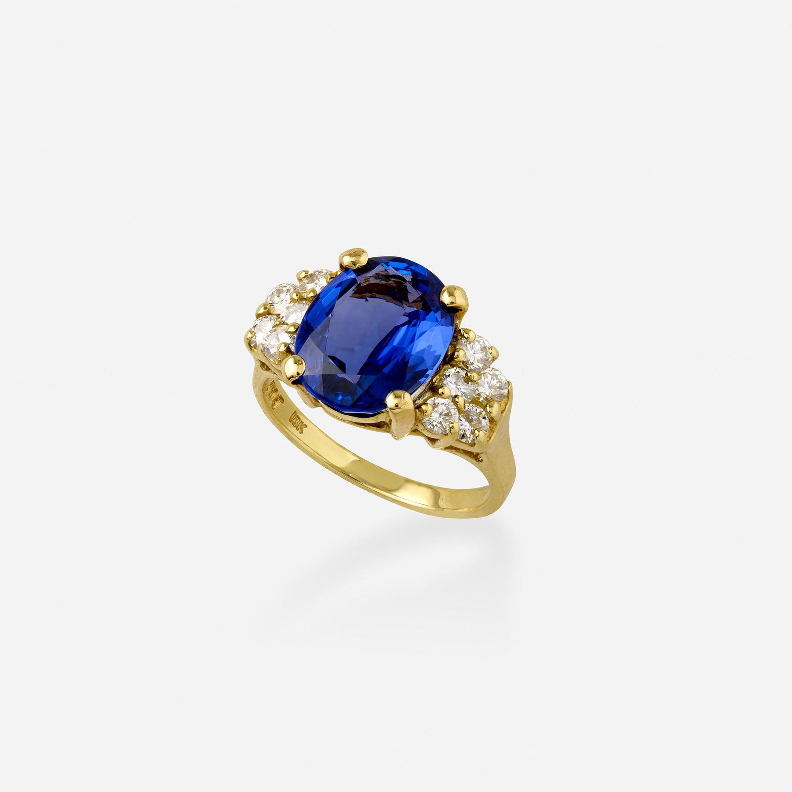Tanzanite and diamond ring (1 of 2)