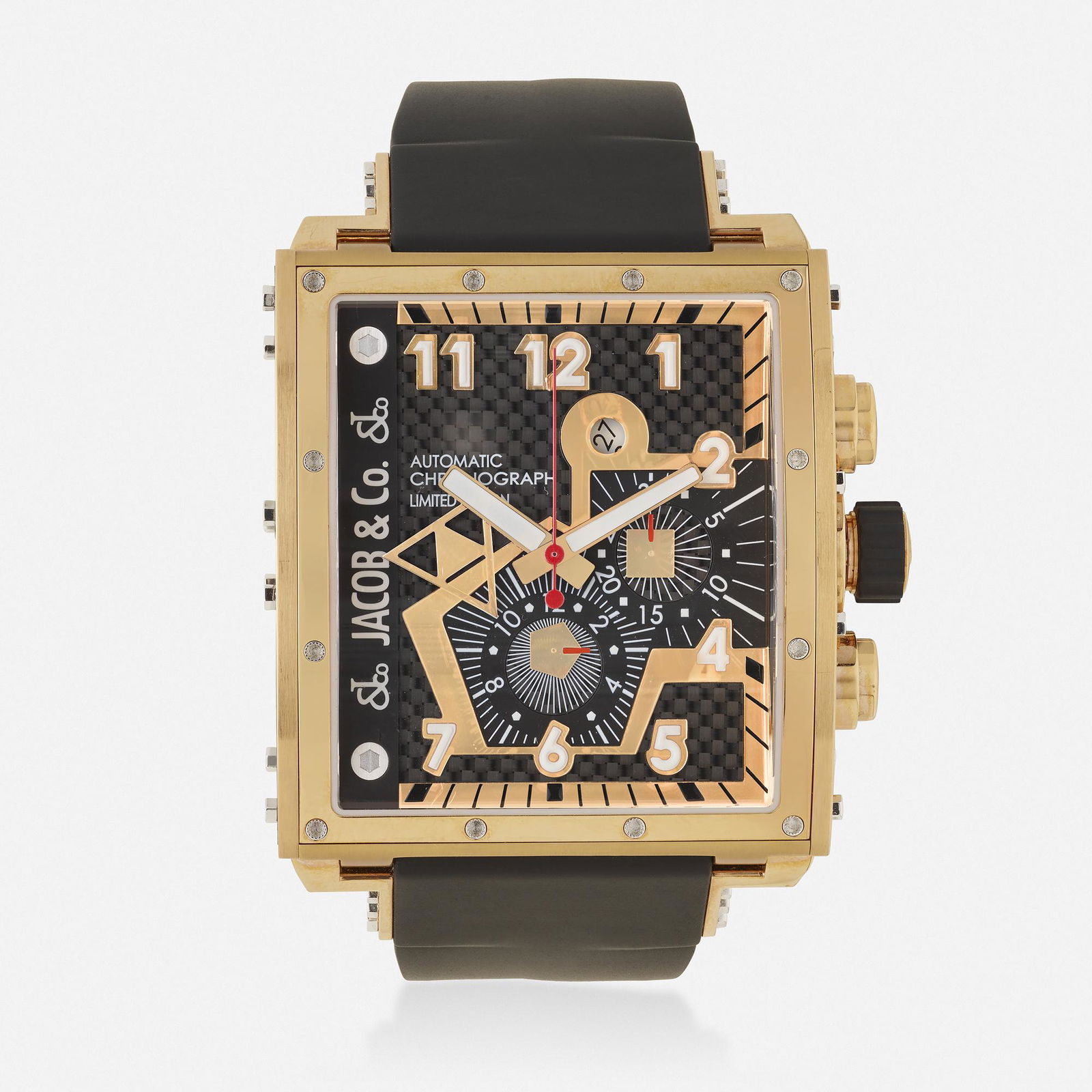 Jacob & Co., 'Epic 1' pink gold and stainless steel (1 of 3)