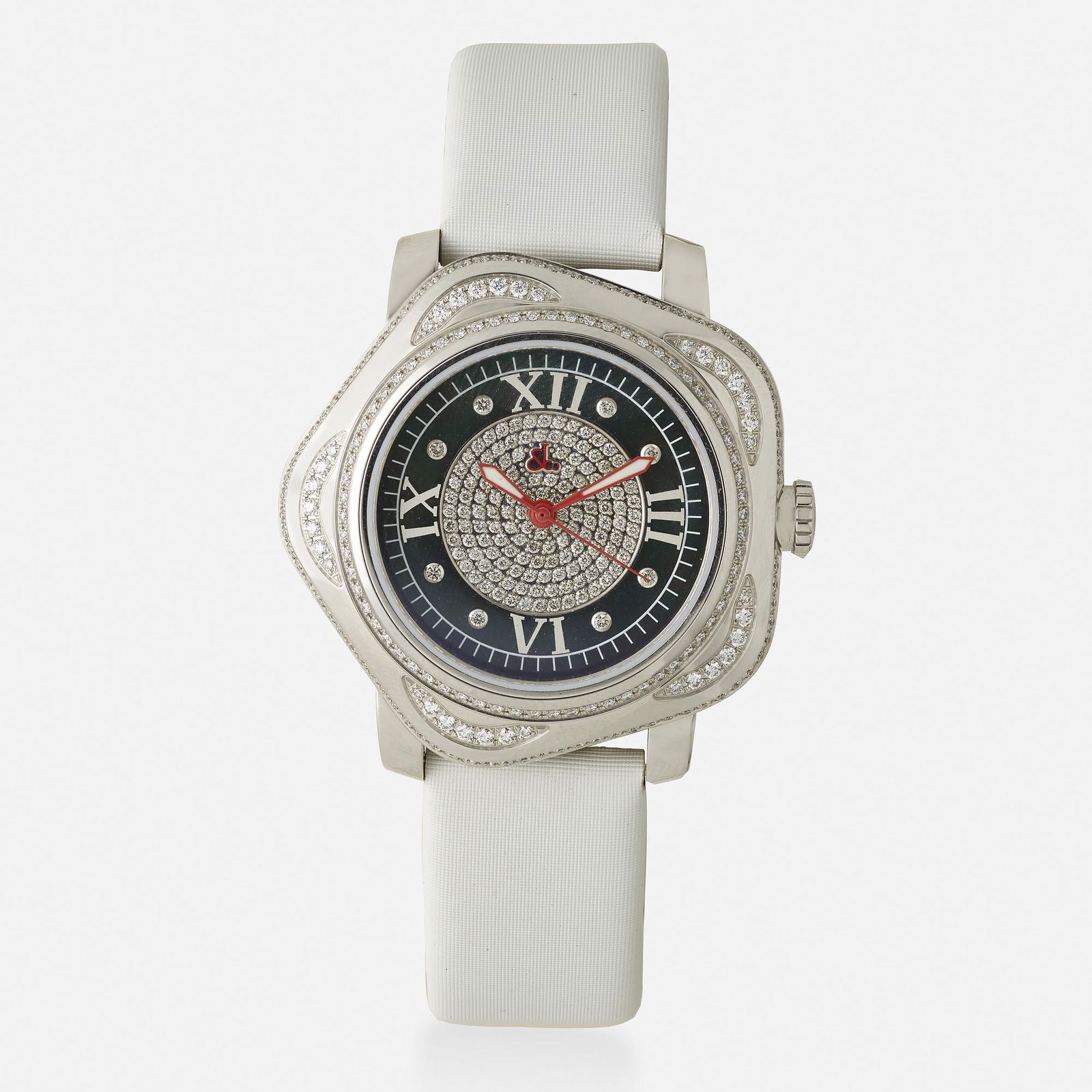 Jacob & Co., Diamond and stainless steel wristwatch (1 of 2)