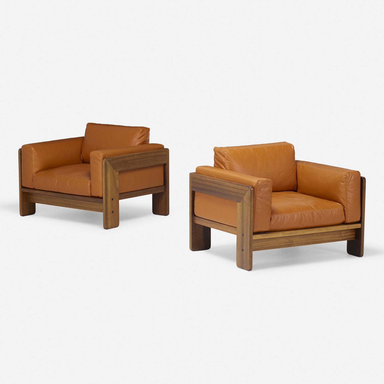 Tobia Scarpa, Bastiano chairs, pair (1 of 4)