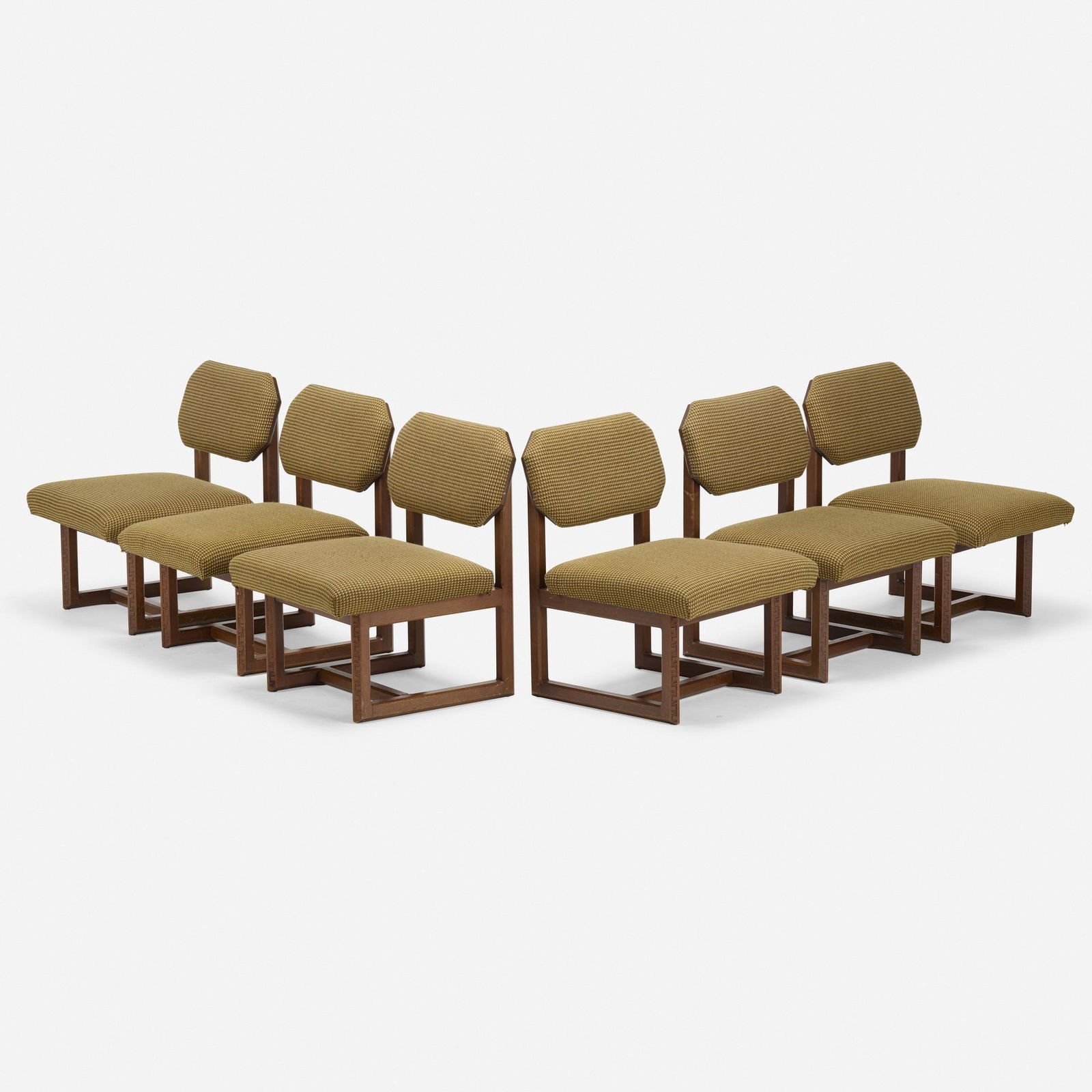 Frank Lloyd Wright, Taliesin chairs, set of six (1 of 4)