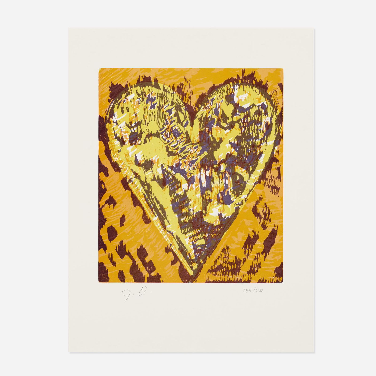 Jim Dine, Heart for Film Forum (1 of 3)