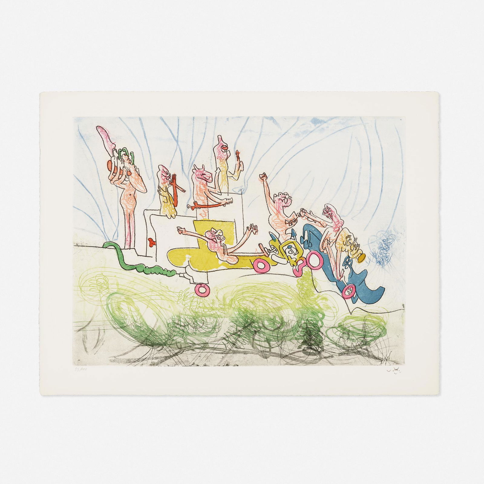 Roberto Sebastian Matta, Les Oh Tomobiles II (1 of 2)