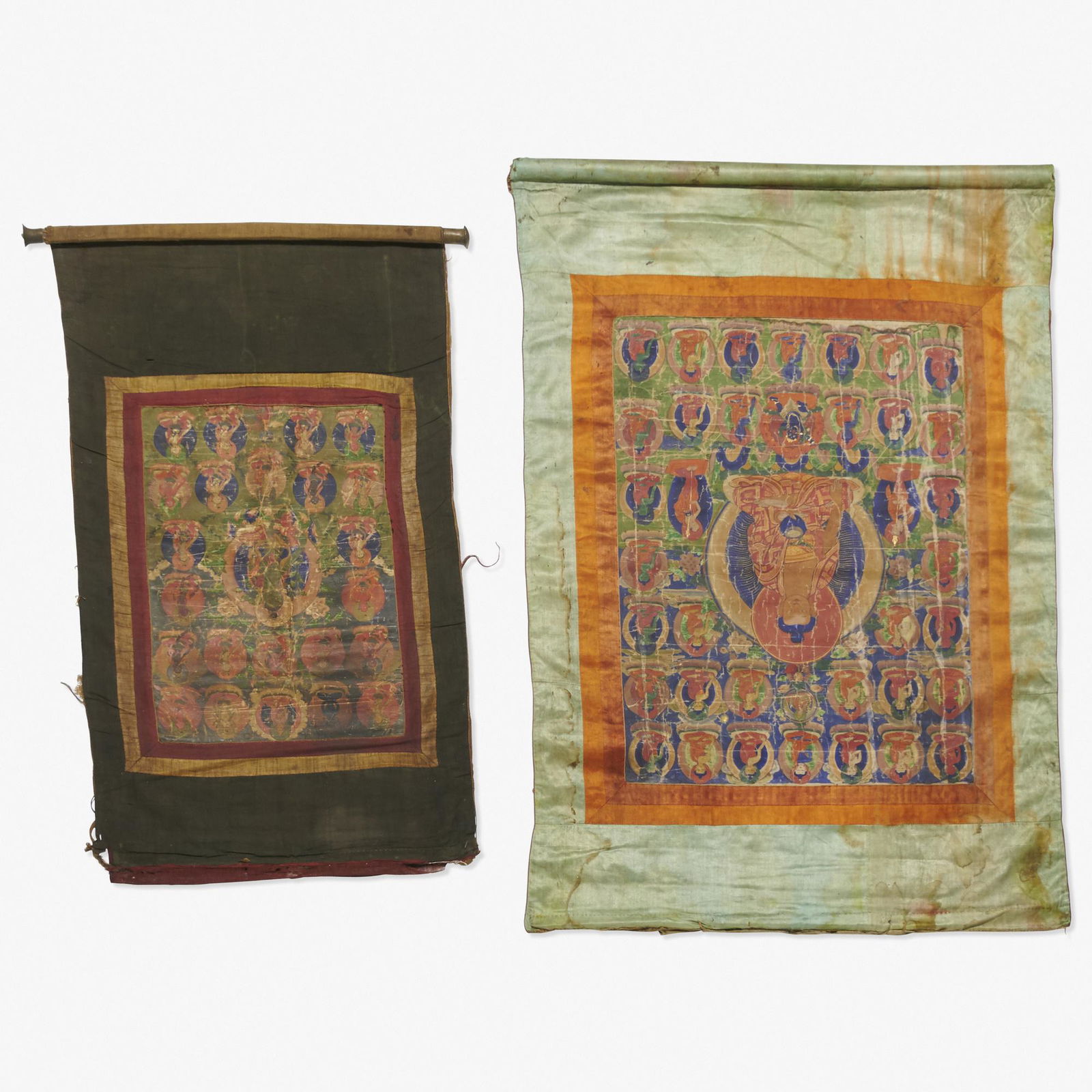 Tibetan, Thangkas, set of two (1 of 1)
