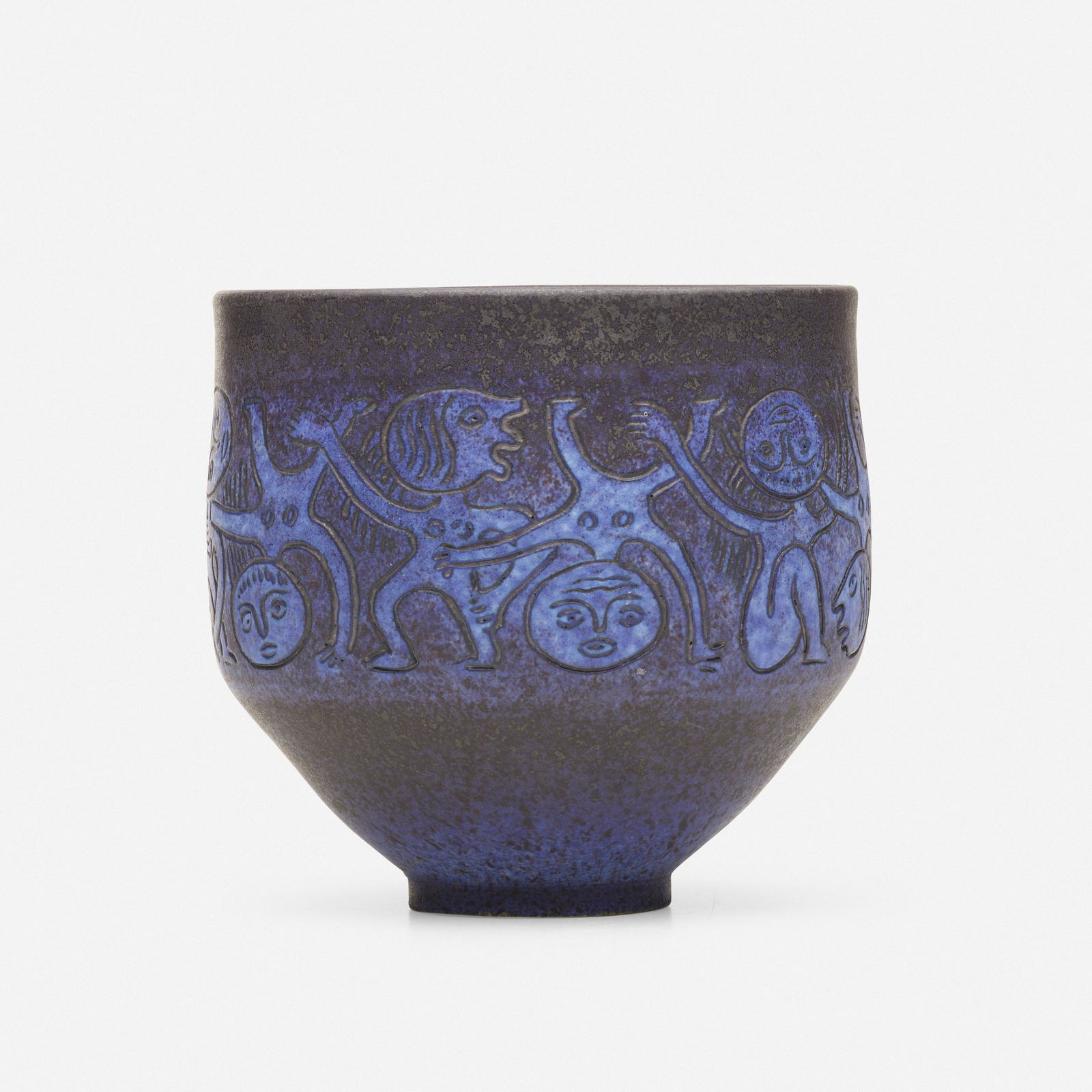 Edwin and Mary Scheier, Vase: Edwin and Mary Scheier Vase USA, 1990glazed stoneware 7.5 h × 7.75 dia in (19 × 20 cm) Incised signature and date to underside '90 Scheier'. Provenance: Pri
