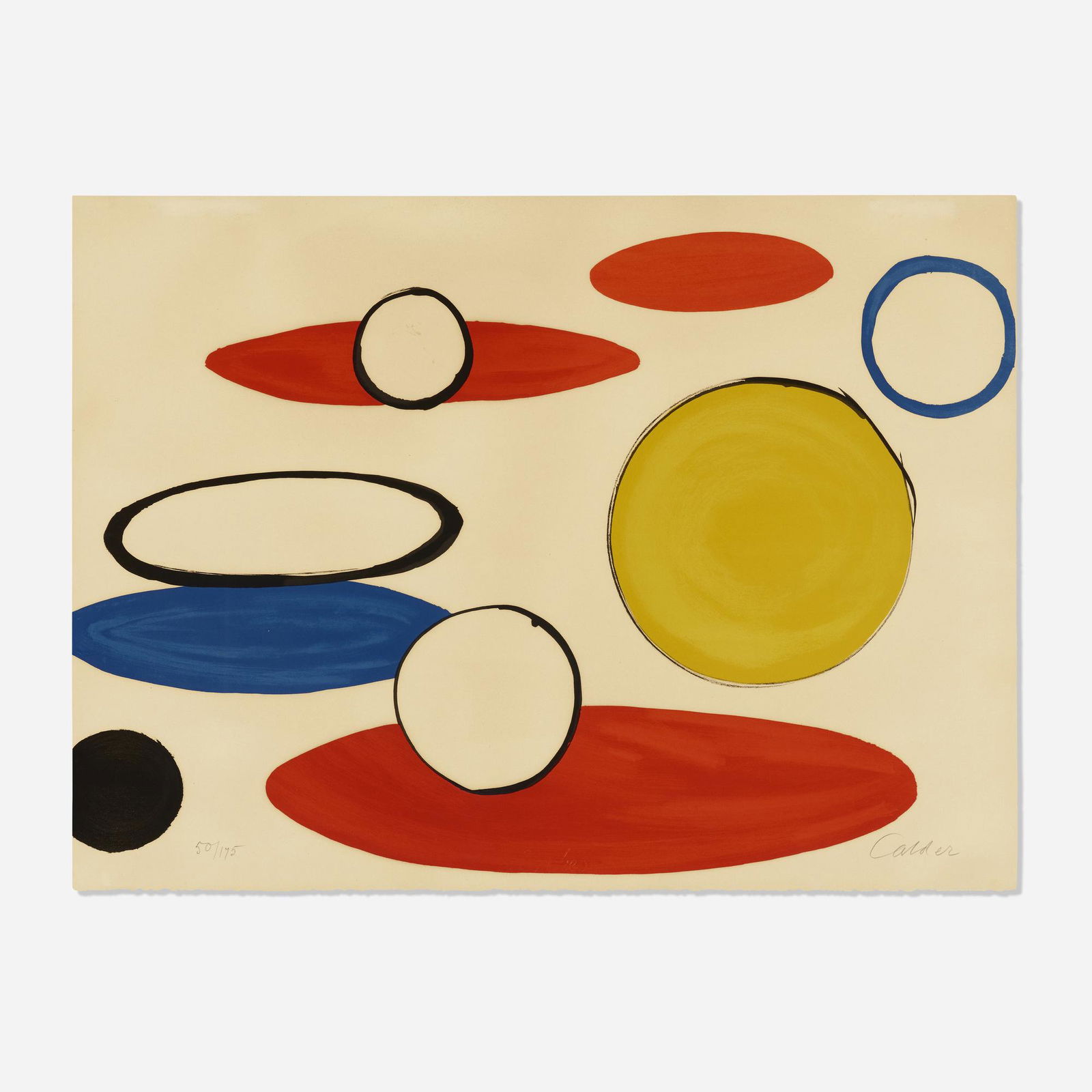 Alexander Calder, White Circles and Ellipses (1 of 3)