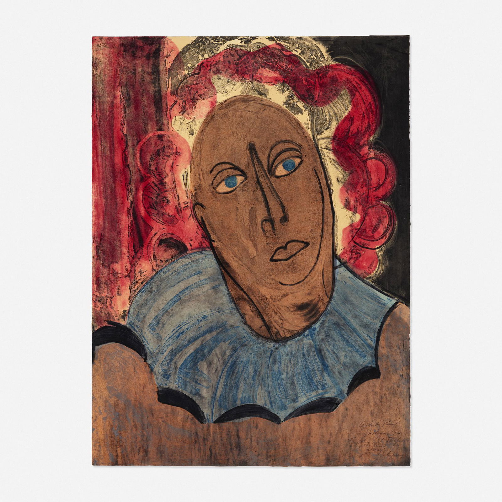 Grace Hartigan, Elizabeth Etched: Grace Hartigan, Elizabeth Etched Grace Hartigan Elizabeth Etched 1984etching in colors 40.5 h × 30.5 w in (103 × 77 cm) Signed, dated, numbered and inscribed to lower rig