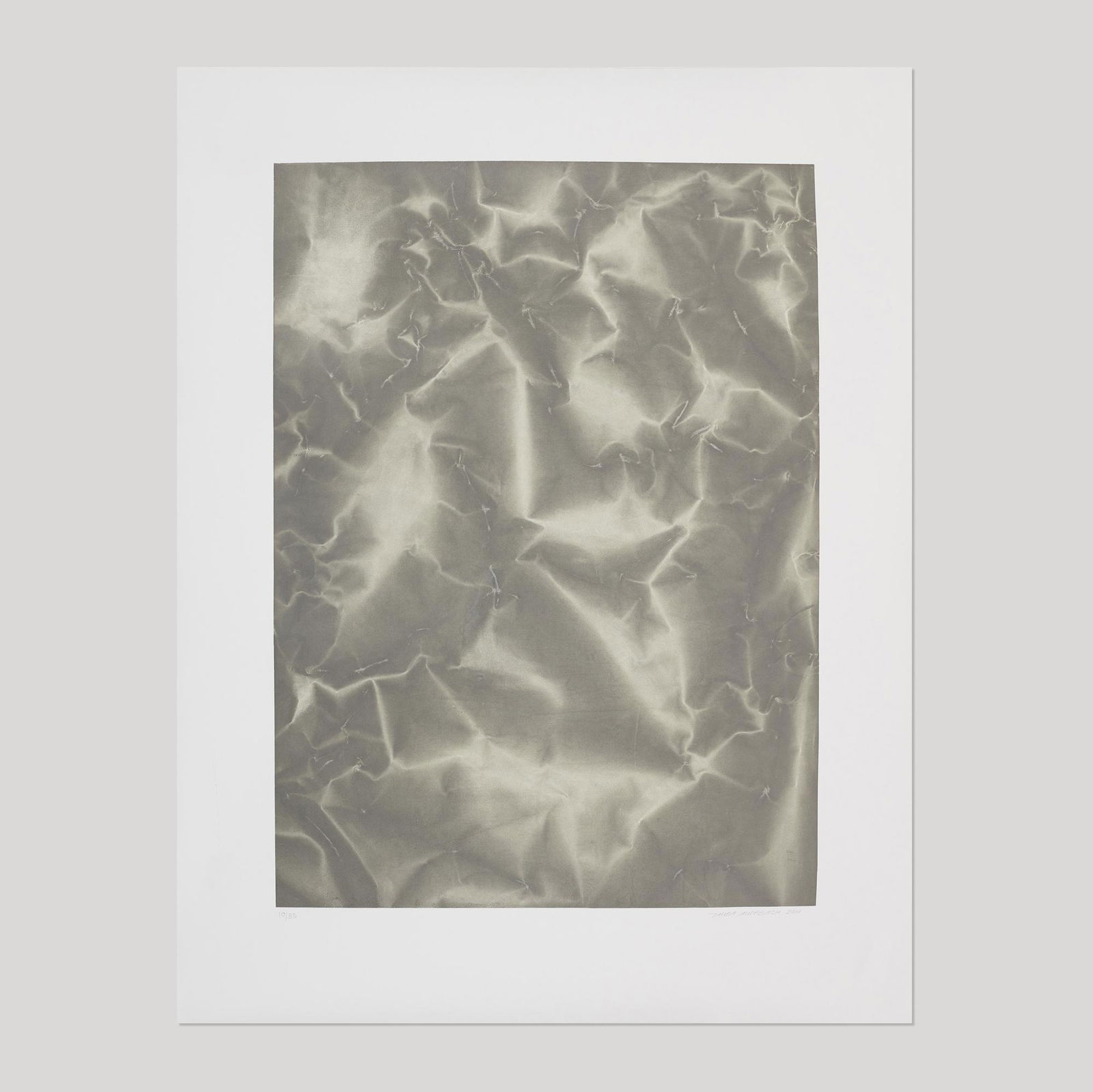 Tauba Auerbach, Plate Distortion II: Tauba Auerbach, Plate Distortion II Tauba Auerbach Plate Distortion II 2011etching with aquatint in colors 34 h × 24.5 w in (86 × 62 cm) Sheet measures: 44 h x 33.45 w in