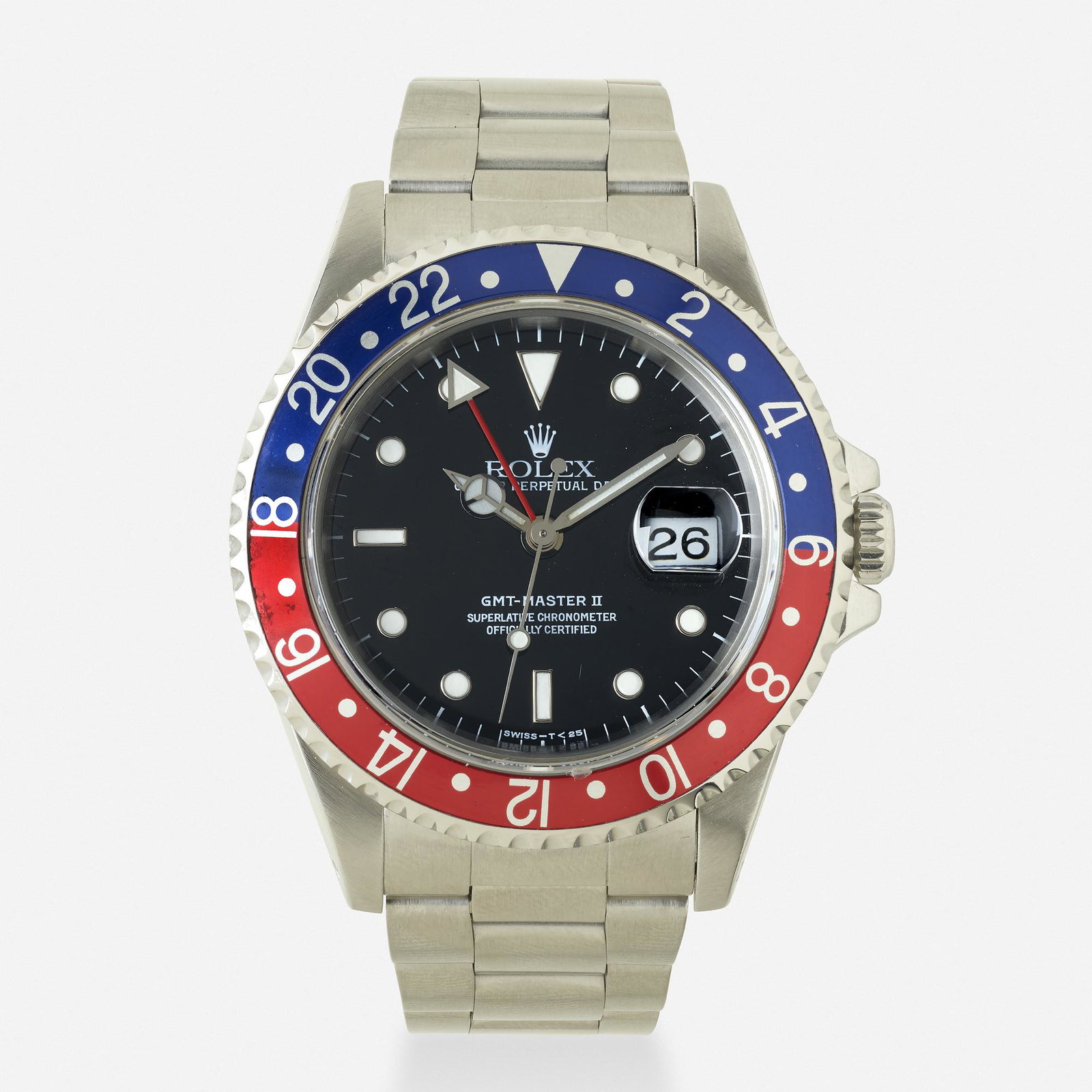 Rolex, 'GMT-Master II Pepsi' steel watch, Ref. 16710 (1 of 4)