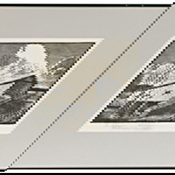 FIVE REGIONAL ARTISTS: FIVE REGIONAL ARTISTS; Ben Shahn (1898-1969), lithograph, ''Frederick Douglas''; Jonathan Shahn (20th c.), lithograph figure study; Emily Abbott (1905-1955), gouache and watercolor of a Lambertville h