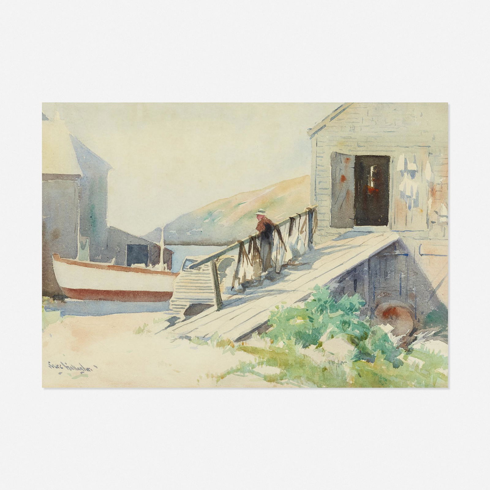 Sears Gallagher, Fish Shacks, Monhegan Island (1 of 3)
