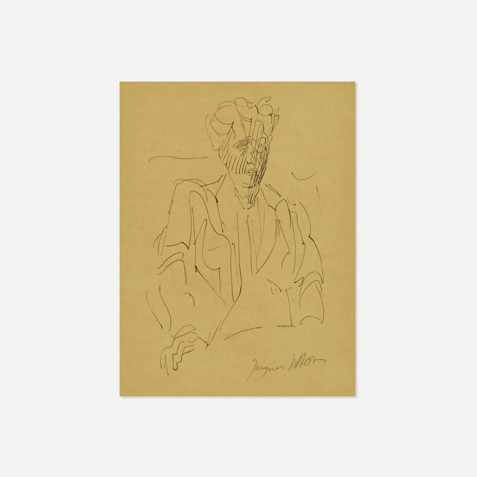 Jacques Villon, Self Portrait (1 of 3)