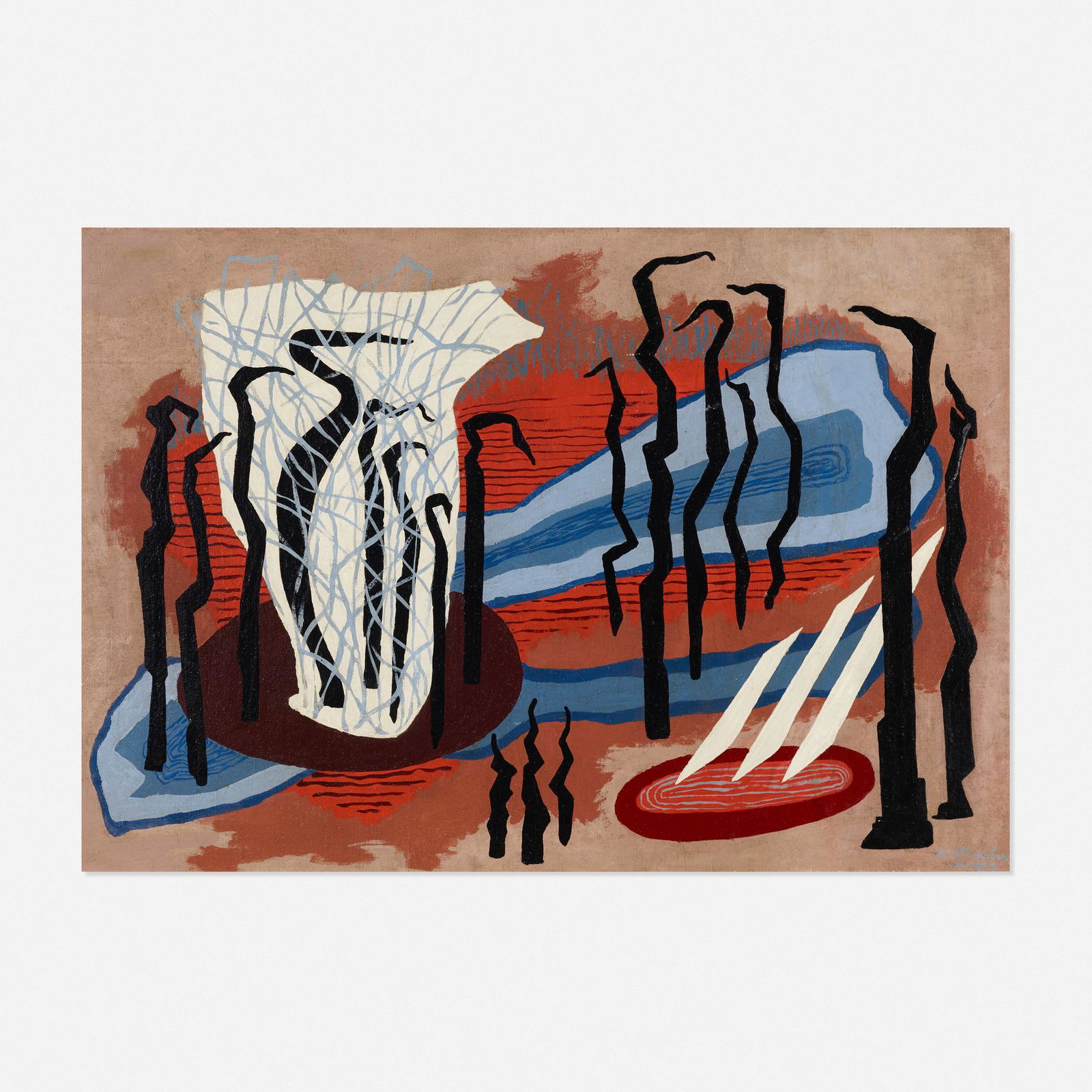 Wally Strautin, Abstract Composition (1 of 3)