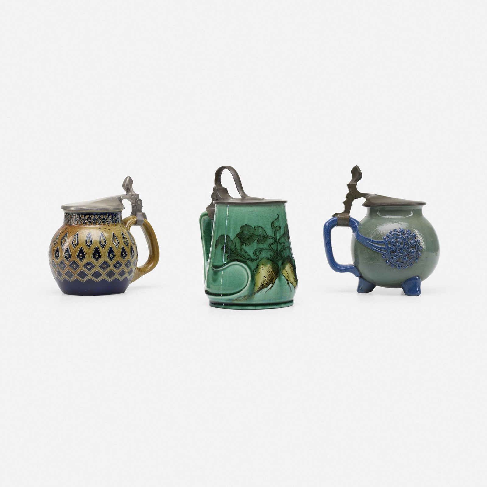 Richard Riemerschmid, Collection of three steins (1 of 6)