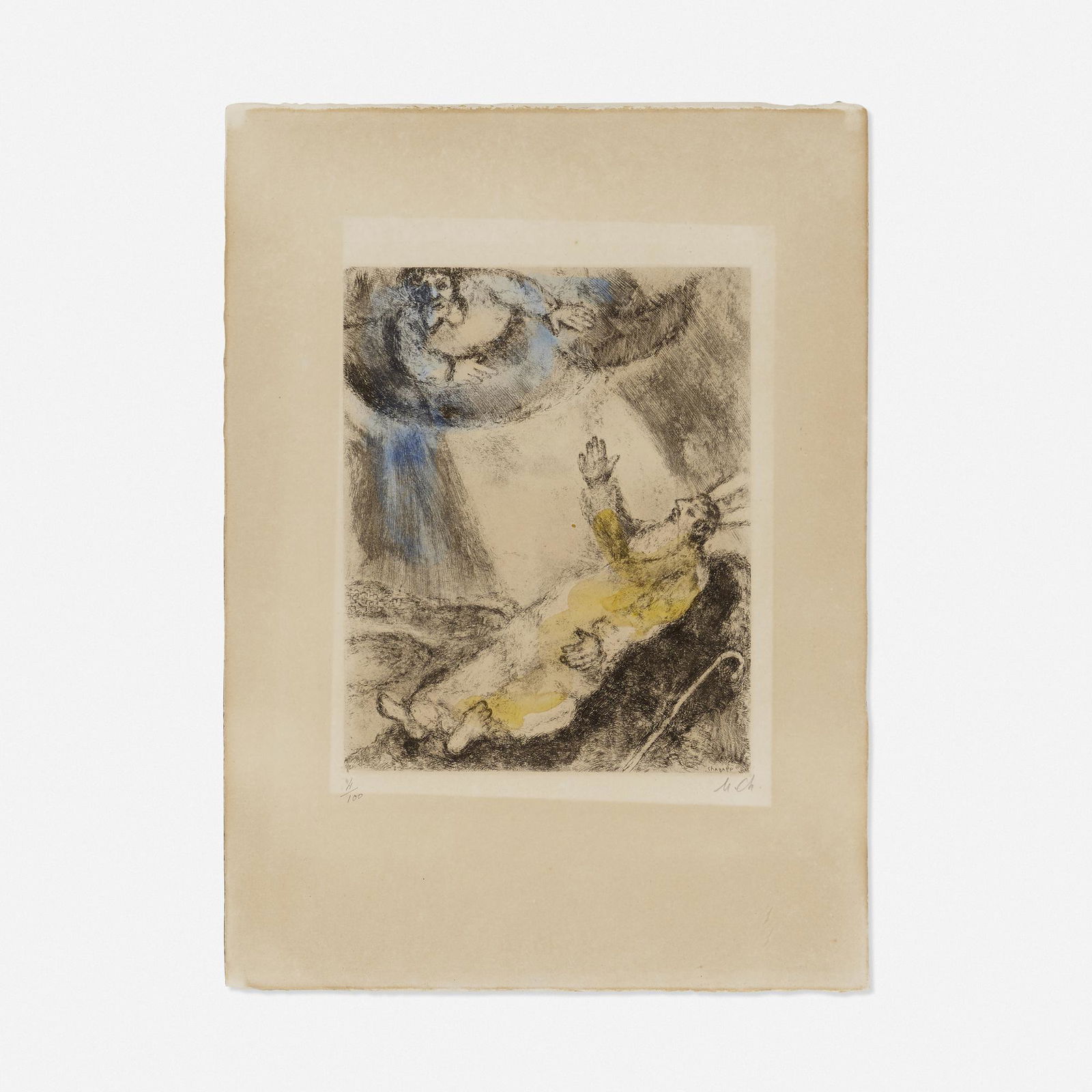 Marc Chagall, Mort de Moise (Death of Moses) (1 of 3)