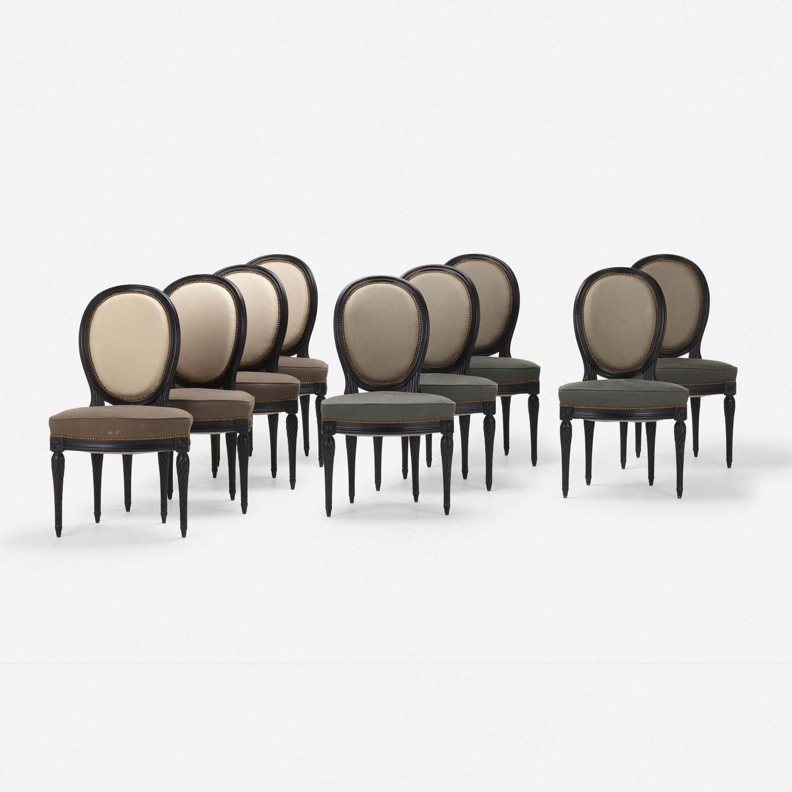 Modern, Dining chairs, set of nine (1 of 3)