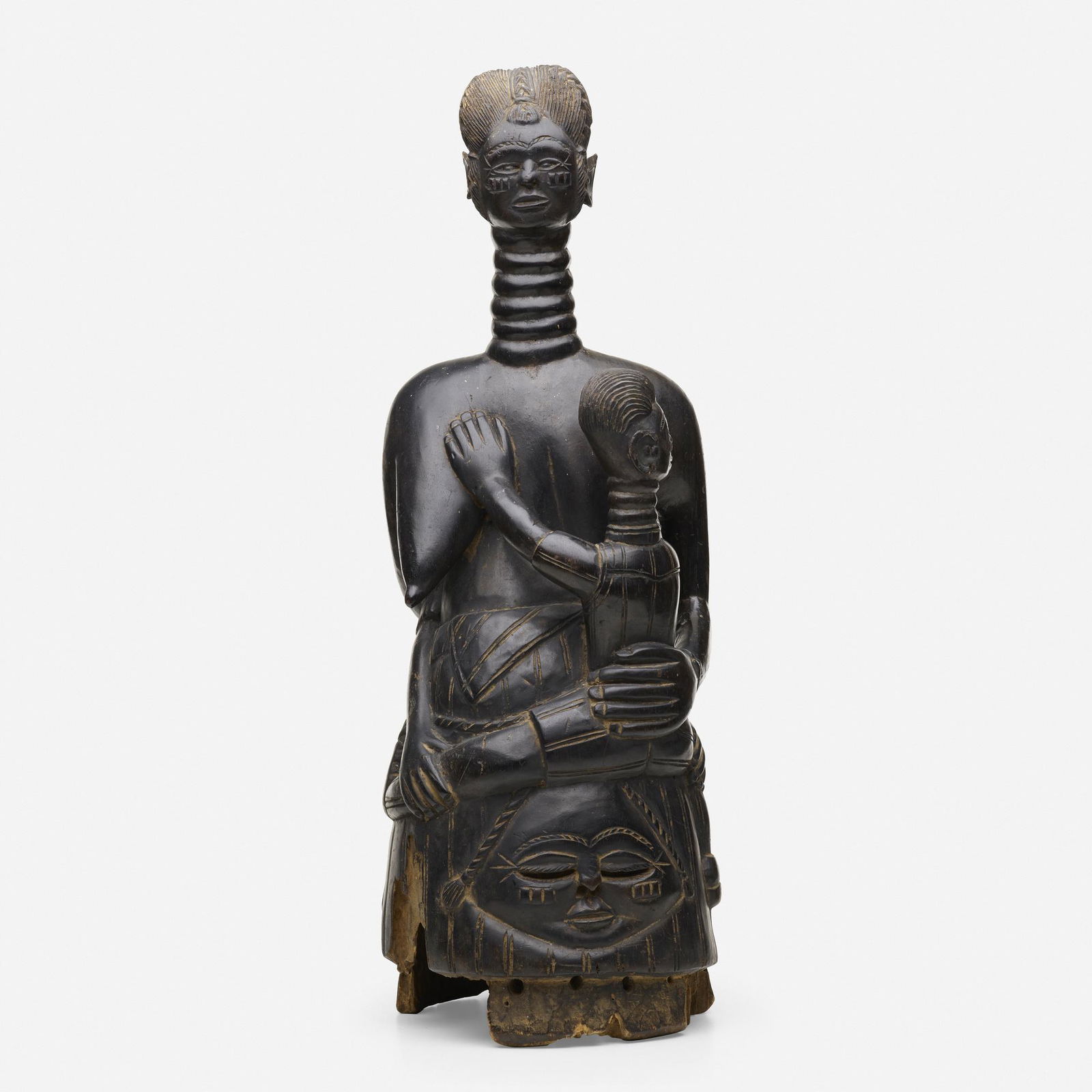 Baule artist, Maternity figure (1 of 3)