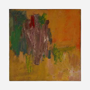 John Opper, Untitled: John Opper Untitled 1958oil on canvas 30 h × 30.375 w in (76 × 77 cm) Signed and dated to verso 'John Opper '58'. Provenance: Estate of the Artist | Washbur