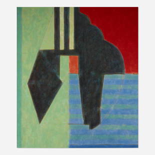 Alejandro Corujeira, La Casa del Vuelo: Alejandro Corujeira La Casa del Vuelo 1994acrylic on canvas 63 h × 55.75 w in (160 × 142 cm) Signed and titled to verso 'La Casa del Vuelo Corujeira'. This work