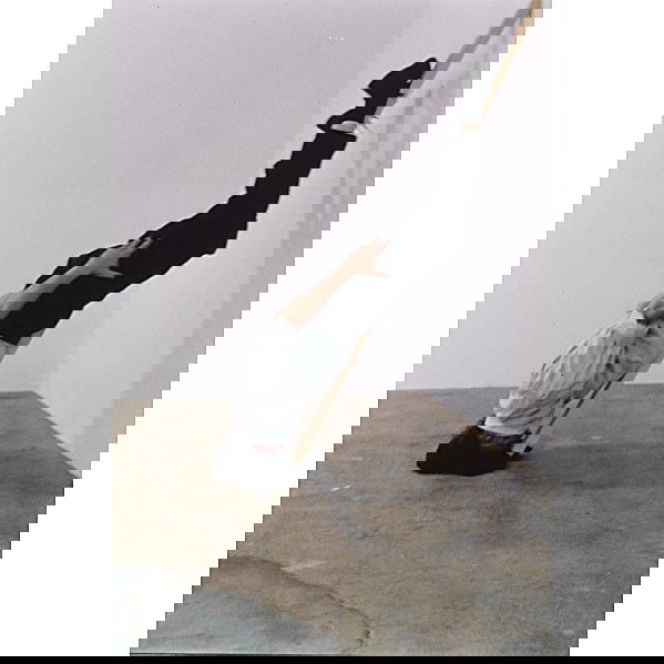 Erwin Wurm (Austrian, b. 1954) Two works of art: Erwin Wurm (Austrian, b. 1954) Two works of art: One-Minute Sculpture, 1997-99; C-print; Signed, dated and numbered 3/V; 17 5/8'' x 12''; One-Minute Sculpture, 1997-99; C-print; Signed, dated and numb