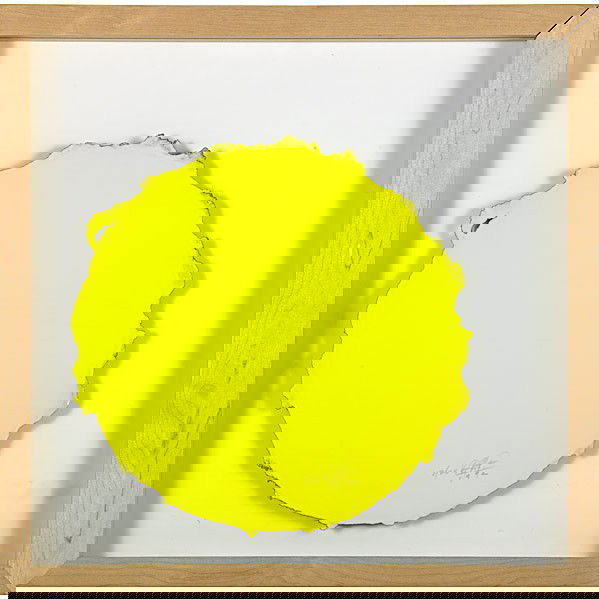 Dan Flavin (American, 1933-1996) Guggenheim Tondo: Dan Flavin (American, 1933-1996) Guggenheim Tondo, 1992; Three mezzotints in five colors (framed separately); Each signed, dated and numbered 7/25; 12 1/2 diameter (each); Publisher: Guggenheim Museum