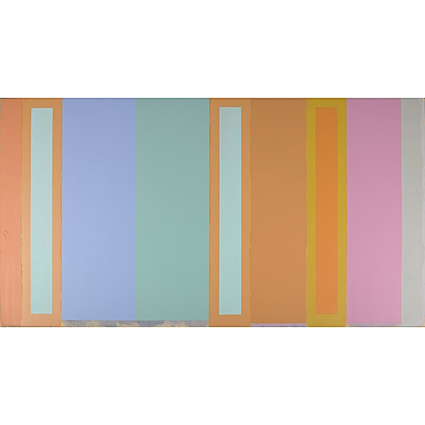 Doug Ohlson (American, 1936-2010) Capriglia, 2005: Doug Ohlson (American, 1936-2010) Capriglia, 2005; Acrylic on canvas; Signed, dated and titled; 42 3/8'' x 78''; Provenance: Private Collection, New Jersey