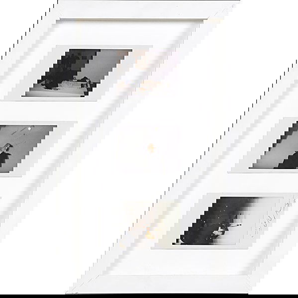 Erwin Wurm (Austrian, b. 1954) Self-Portraits (fro: Erwin Wurm (Austrian, b. 1954) Self-Portraits (from ''One Minute Sculptures'' series), 2000; Three Polaroids (framed together); Signed and dated; 9 3/8'' x 4 1/2''; Provenance: Private Collection, New