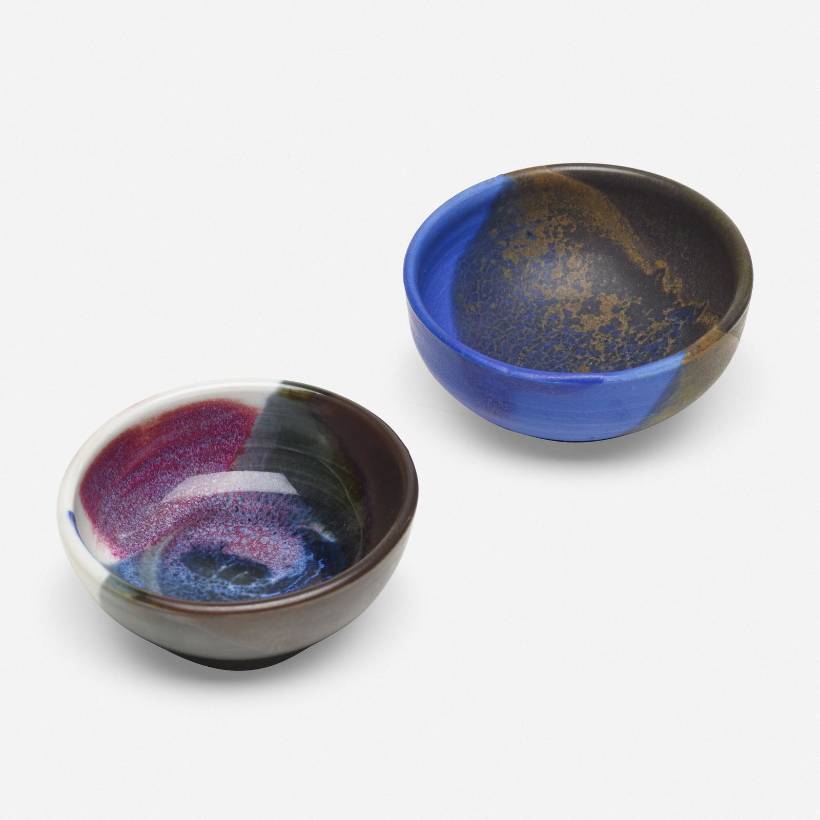 Toshiko Takaezu, Tea bowls, set of two (1 of 4)