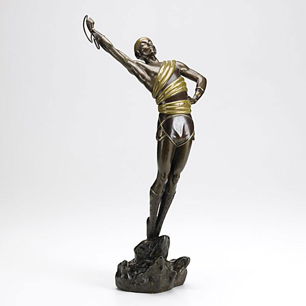 ERTE (Romain De Tirtoff)(Russian/French, 1892-199): ERTE (Romain De Tirtoff)(Russian/French, 1892-1990); Bronze sculpture ''Le Danseur'', 20th c.; No. 43/250; 18 1/2''