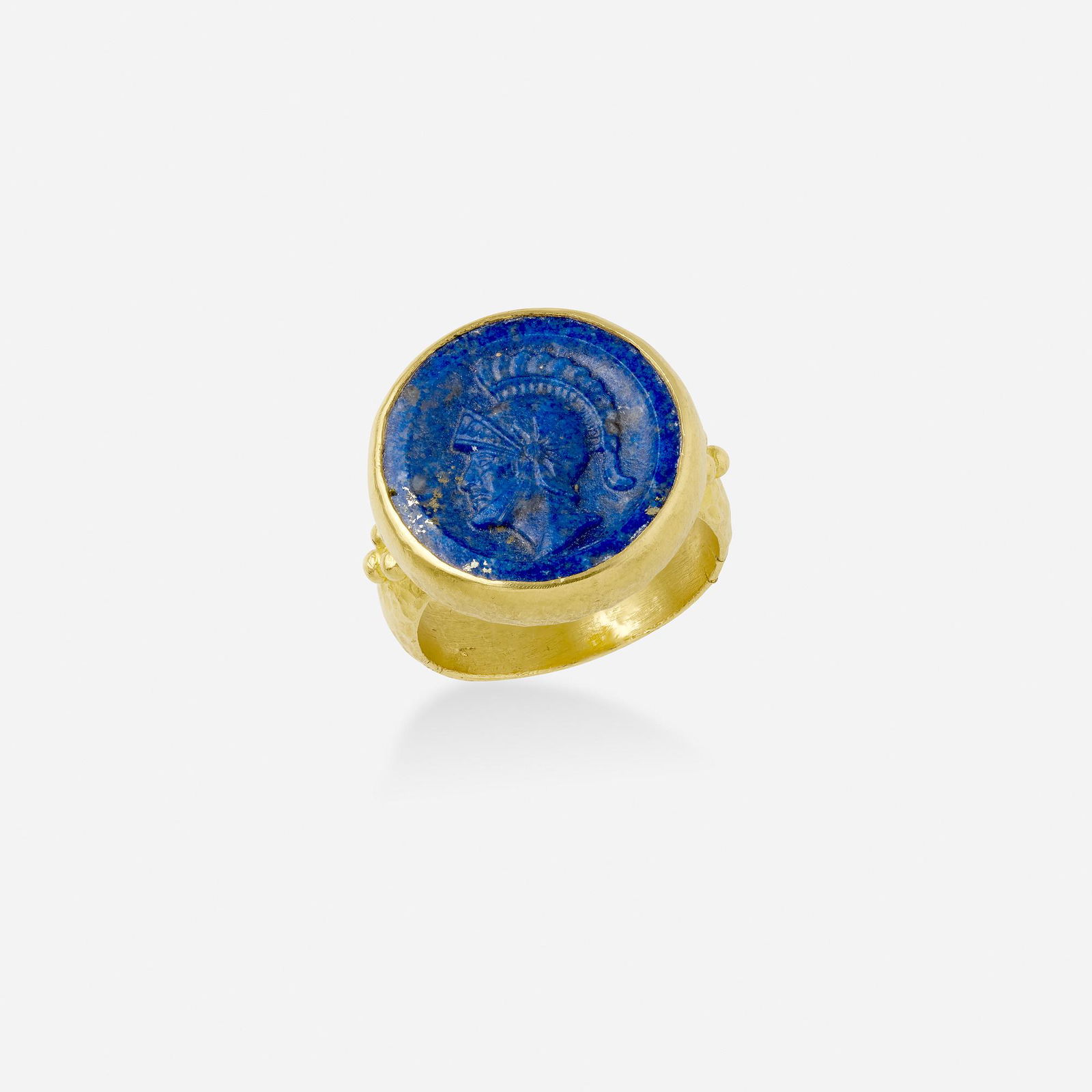 Lapis lazuli and gold ring (1 of 2)