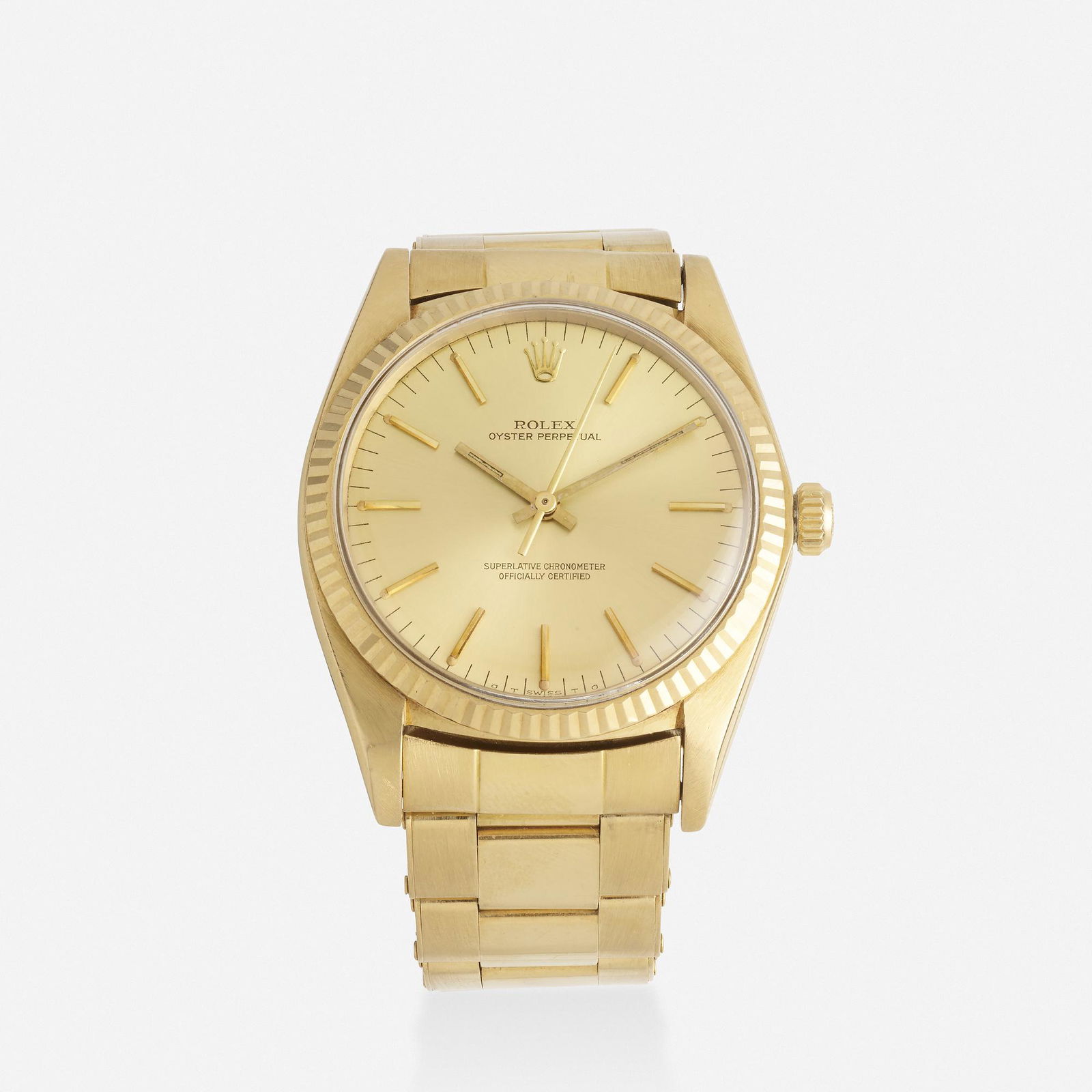 Rolex oyster Perpetual Gold Wristwatch Ref. 1013