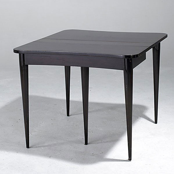 GILBERT RHODE/HERMAN MILLER: GILBERT ROHDE; HERMAN MILLER; Card table; Open: 30'' x 40'' x 36''
