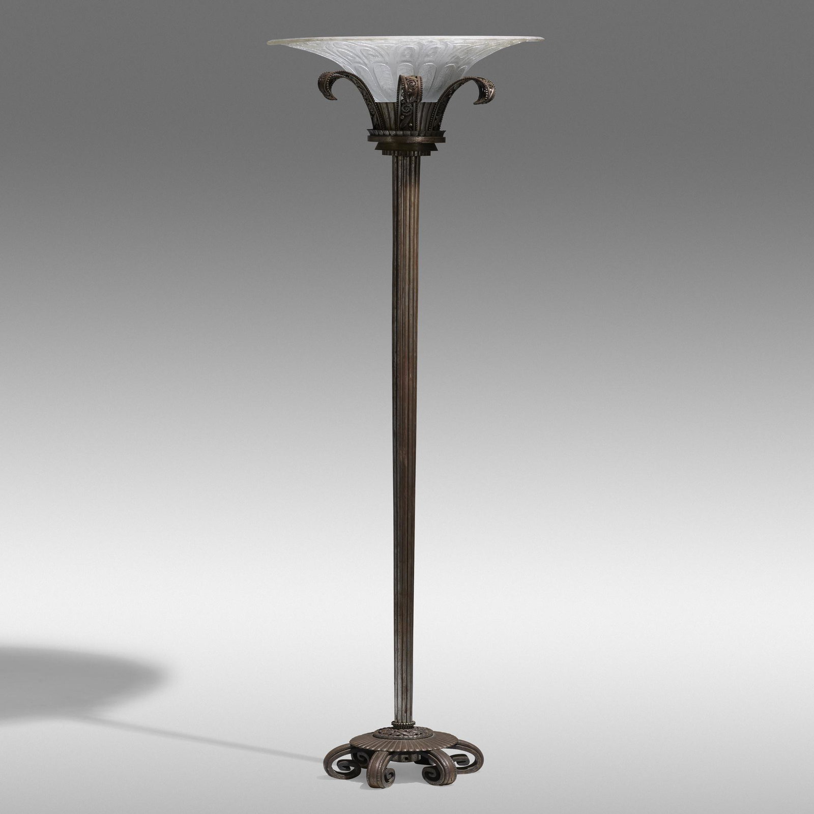Edgar Brandt and Daum, Le Lys floor lamp (1 of 7)