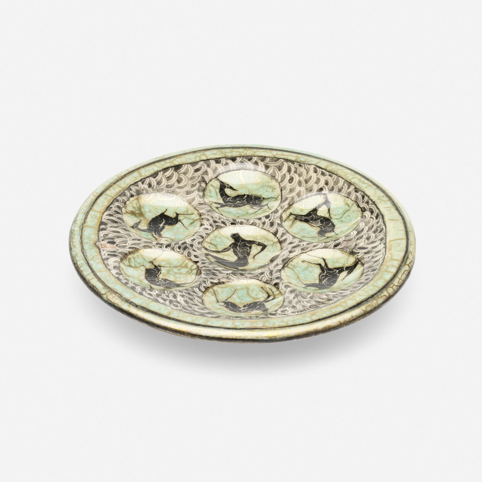 Jean Mayodon, Oyster plate (1 of 4)