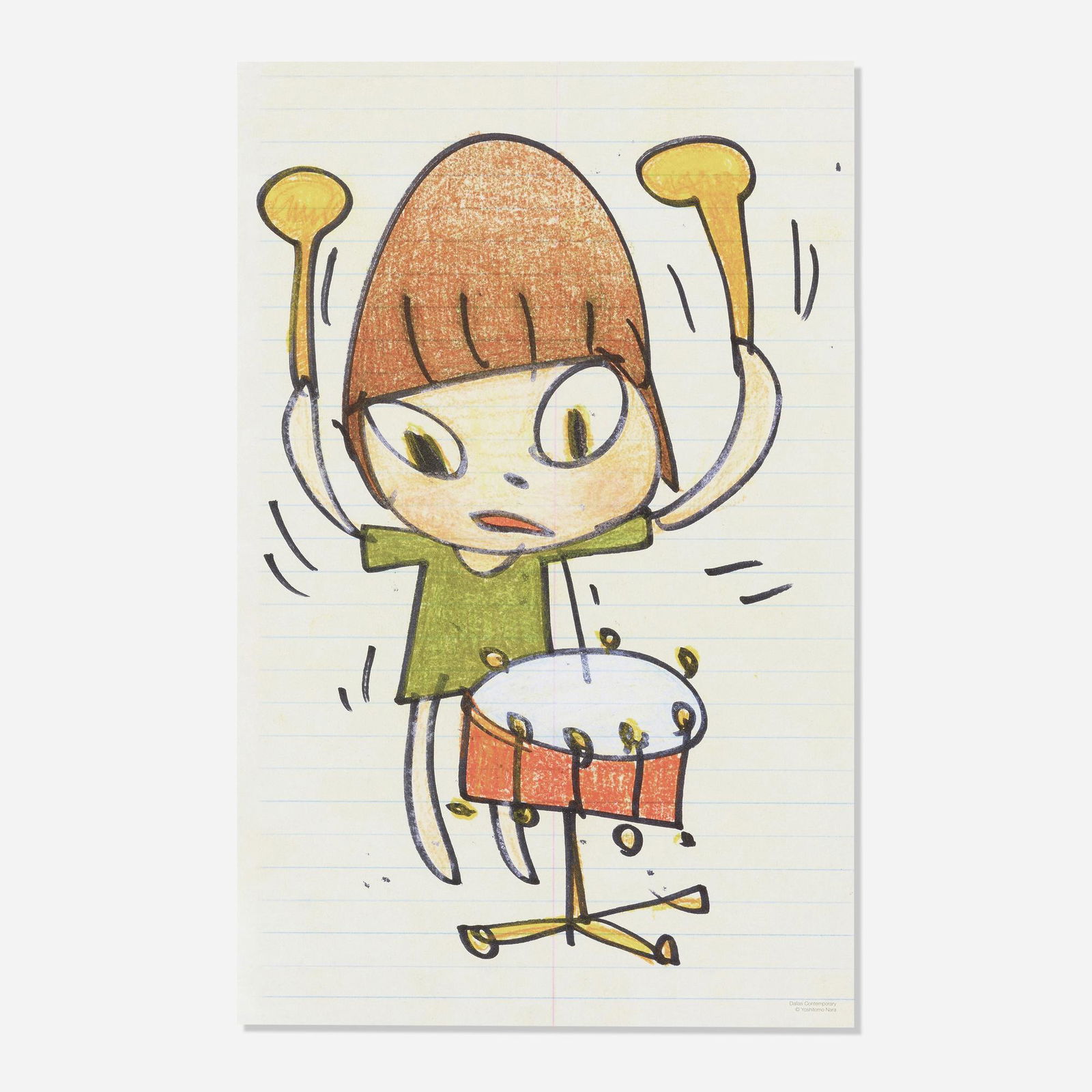 Yoshitomo Nara, Banging the Drum (1 of 2)