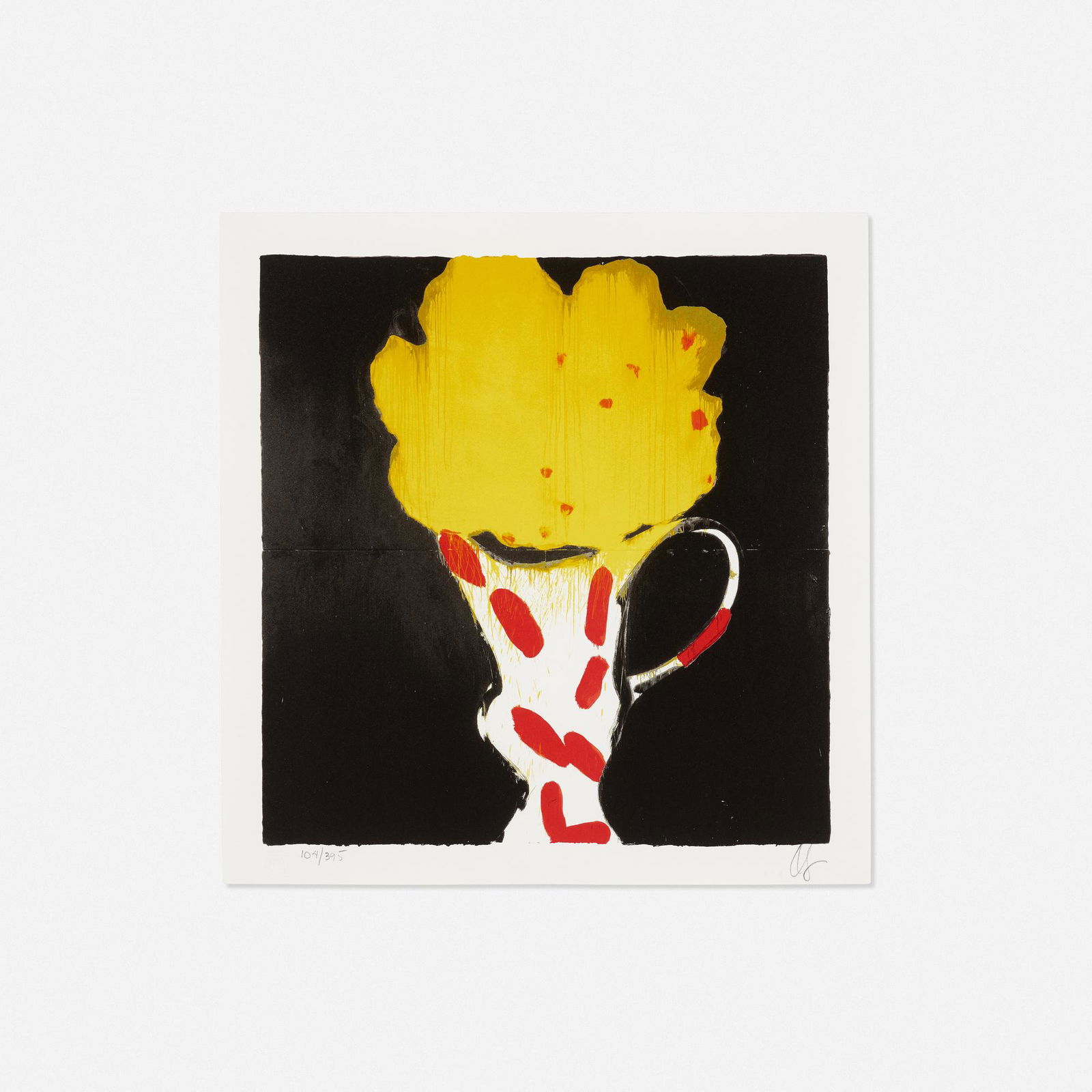 Donald Sultan, Matisse Flowers and Vase (1 of 3)