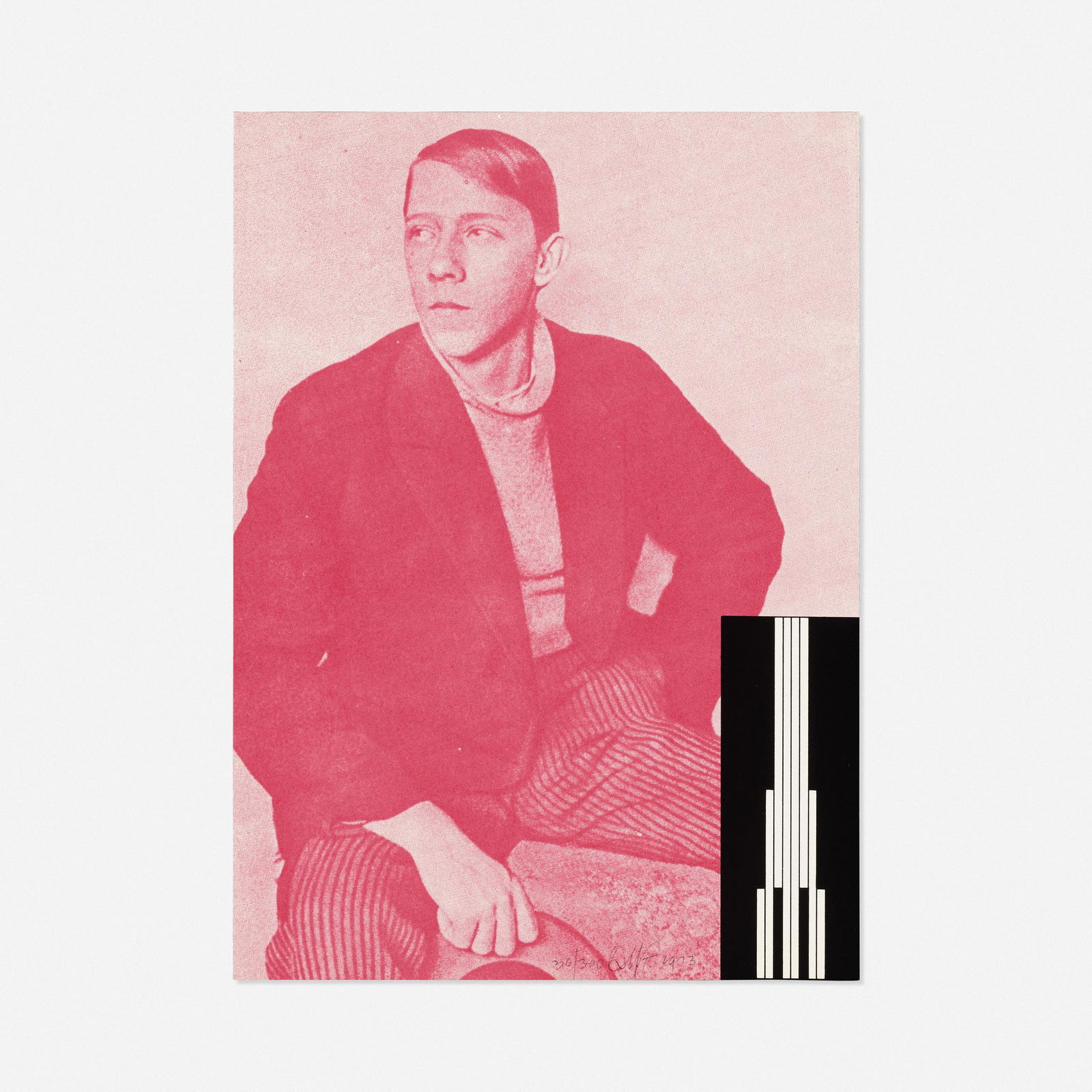 Dan Flavin, Untitled: Dan Flavin Untitled (from The New York Collection for Stockholm portfolio) 1973lithograph in colors 12 h Ã— 9 w in (30 Ã— 23 cm) Signed, dated and numbered to lower right '36/300 DMF 1973'. Th