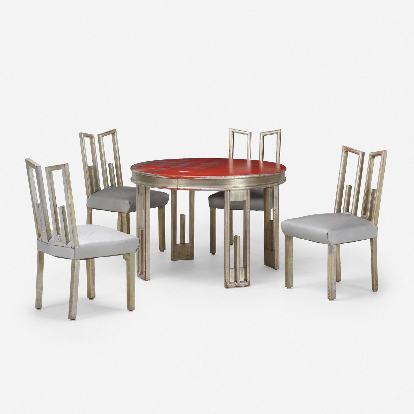 James Mont, Game table and chairs, set of four (1 of 5)