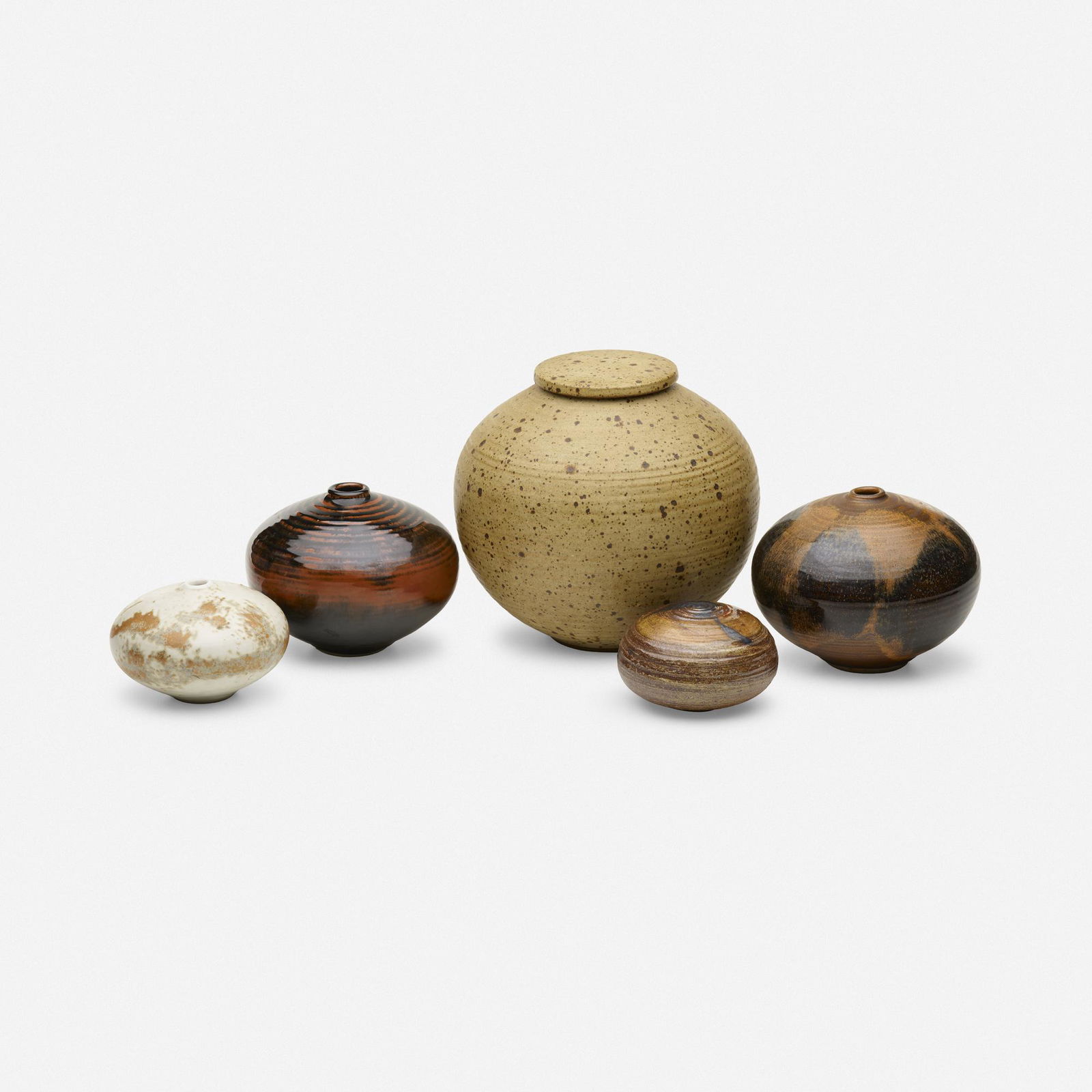 Otto and Vivika Heino, Collection of five vessels (1 of 8)