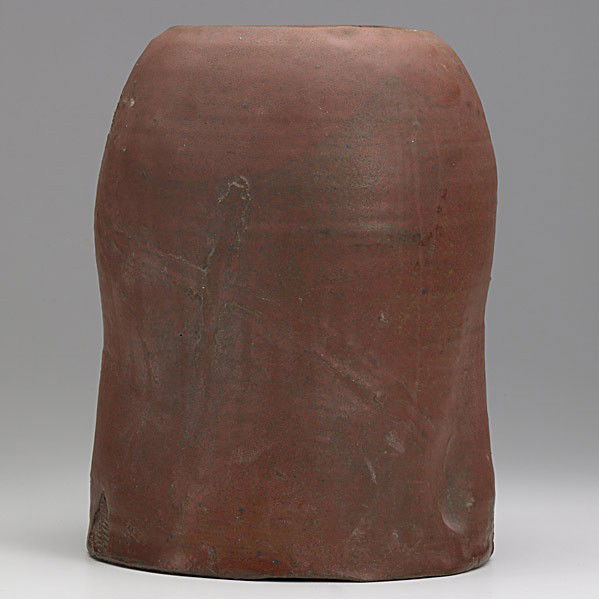 ROBERT TURNER: ROBERT TURNER; Incised and glazed stoneware vessel; Signed Turner; 10 3/4'' x 8''