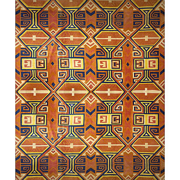 EDWARD FIELDS: EDWARD FIELDS; Wool room-size rug; Unmarked; 17'8'' x 13'8''