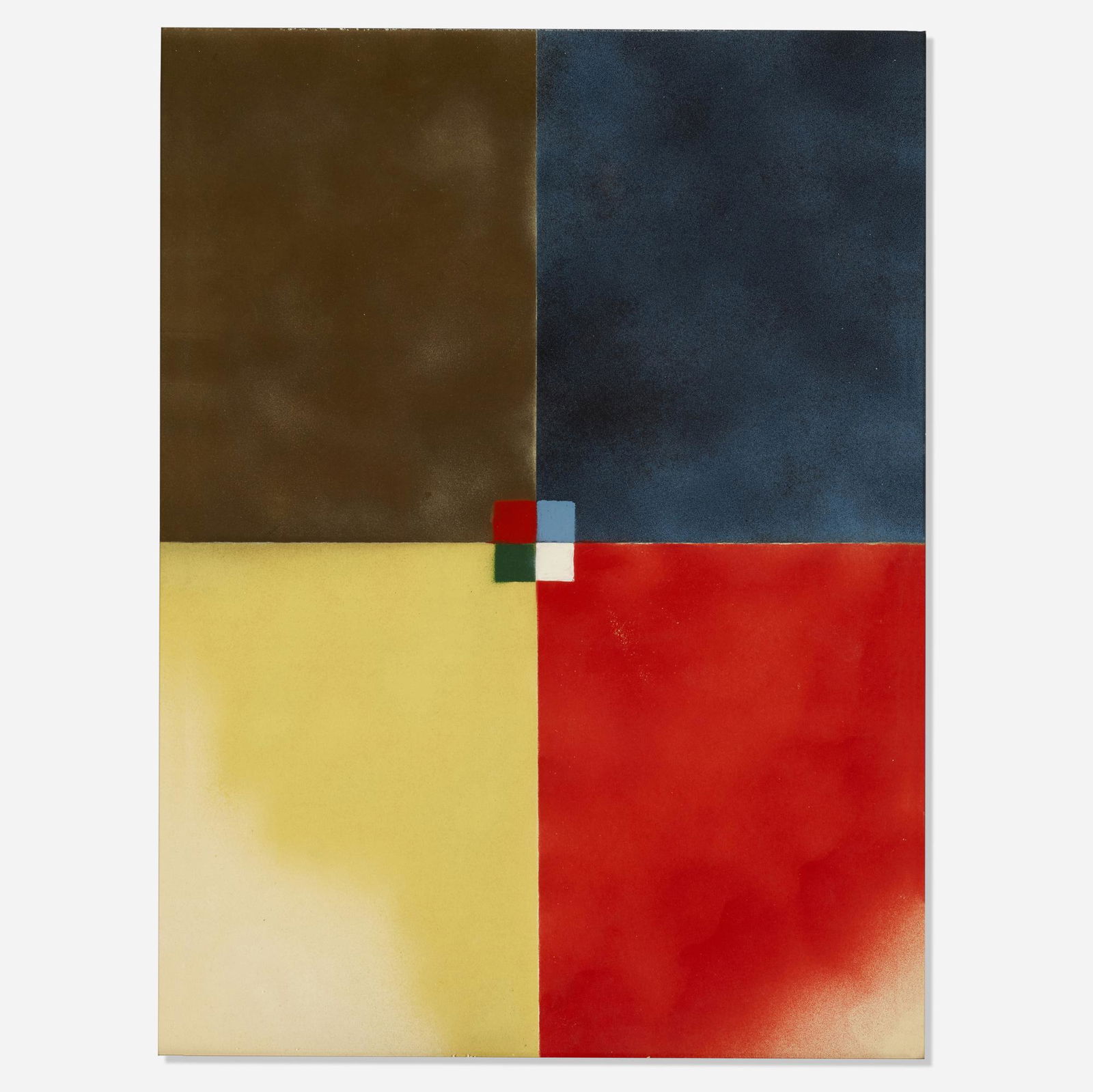 Howard Mehring, Untitled: Howard Mehring Untitled c. 1960acrylic spraypaint on paper 17.75 h x 24 w in (45 x 61 cm) Provenance: Vincent and Sharon Melzac, Washington, D.C. | Sharon Lee Whiles (formerly