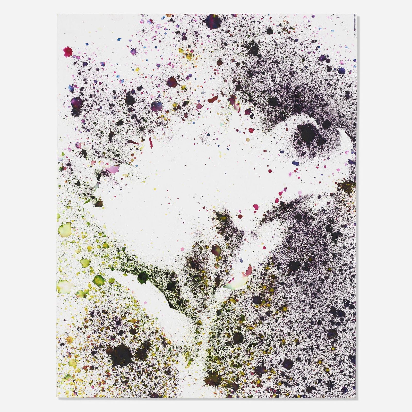 Sam Falls, Untitled (Tiger Lilies): Sam Falls Untitled (Tiger Lilies) 2013ink on paper 17 h × 13 w in (43 × 33 cm) Signed, titled and dated to verso 'Tiger Lilies S Falls 2013'. This work will shi