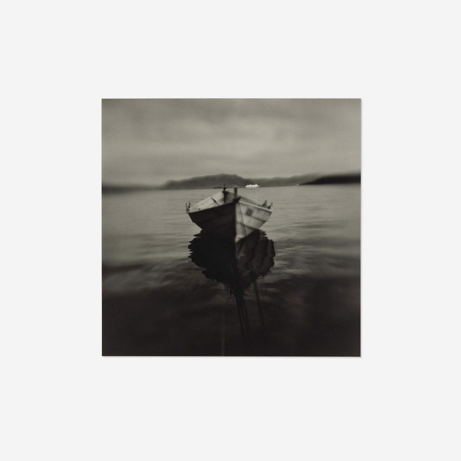 Keith Carter, Fishing Boat: Keith Carter Fishing Boat 2005gelatin silver print sheet: 20 h × 16 w in (51 × 41 cm) image: 15.25 h × 15.25 w in (39 × 39 cm) Signed, titled, dated and numbered to