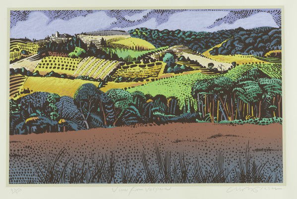 MILTON GLASER (American, b. 1929): MILTON GLASER (American, b. 1929); Three screenprints in colors, ''The Tuscan Series''; Each signed, titled and numbered; 24'' x 33 1/2'' each