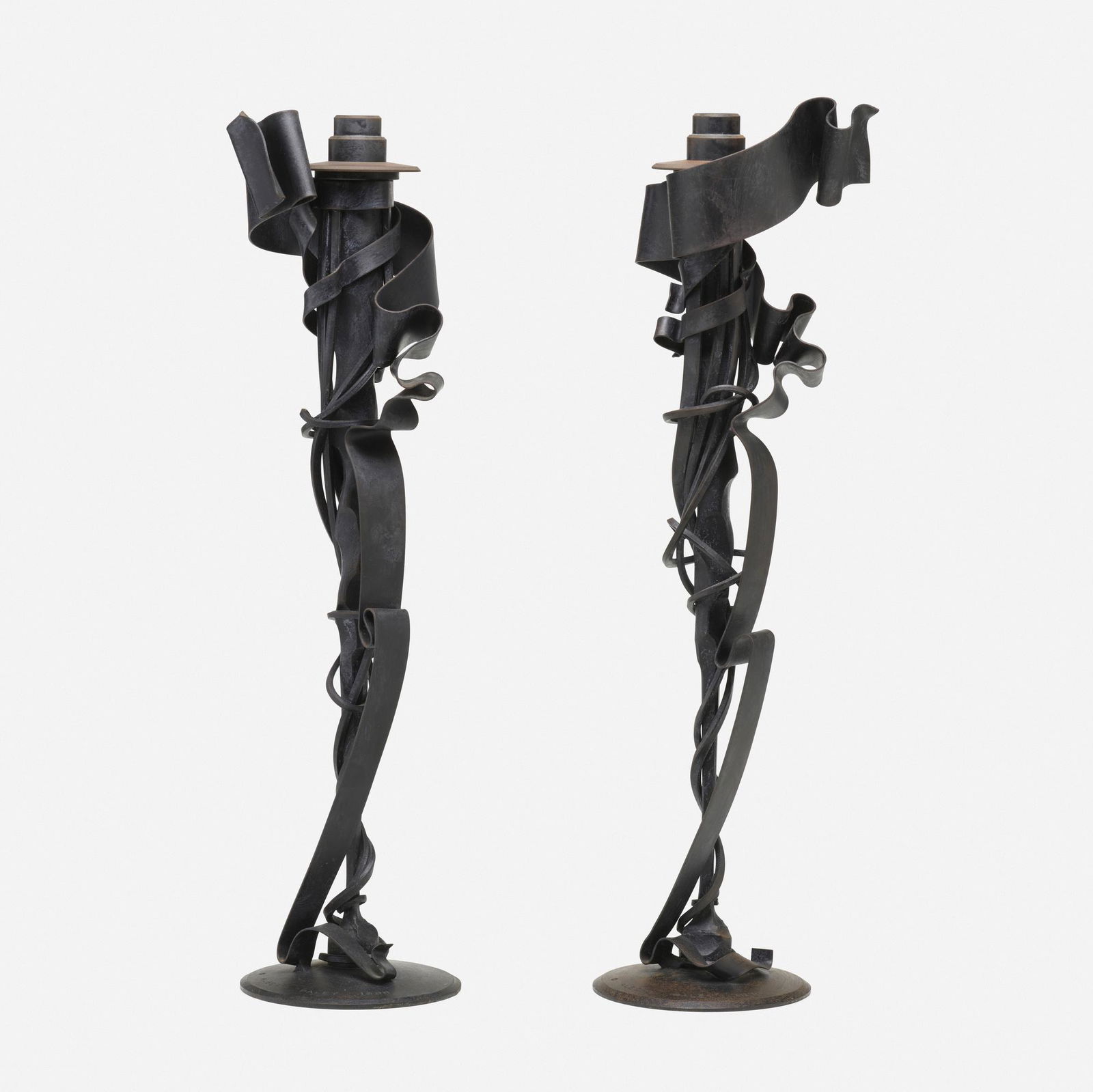 Albert Paley, Millennium candleholders, pair (1 of 4)