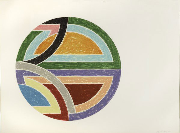 Frank Stella (American, b. 1936) Sinjerli Variatio: Frank Stella (American, b. 1936) Sinjerli Variation I, 1977; Offset lithograph and screenprint in colors (framed); Signed, dated and numbered 65/100; 32'' x 42'' (sheet); Publisher: Petersburg Press, 